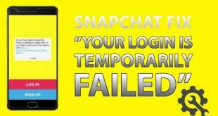 حل مسكلة فشل تسجيل دخول سناب شات و تعليق تطبيق snapchat